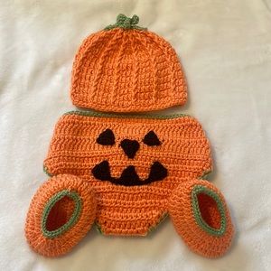 Pumpkin baby costume